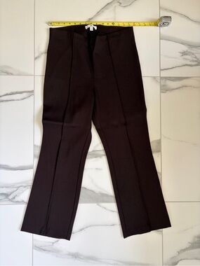 Banana Republic everywhere ponte ankle  Pants in chocolate ganache